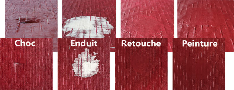 Différence entre revêtement polyester/cellulose et toile de verre